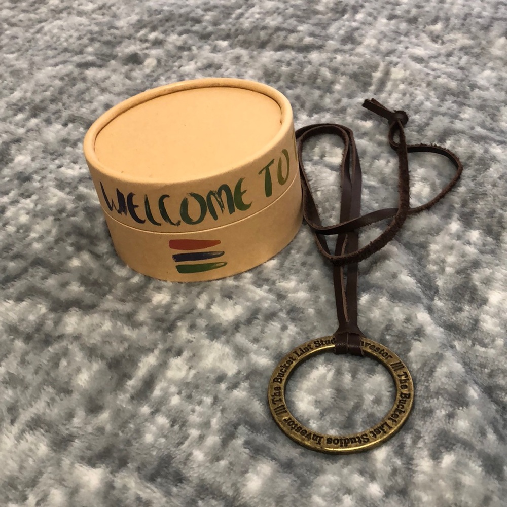 Bucket list Studios investor necklace, limited edition.